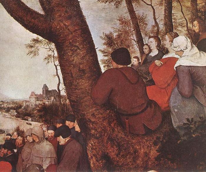 Pieter Bruegel the Elder The Sermon of St John the Baptist oil painting picture